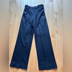 Banana Republic Black Wide-Leg Pants